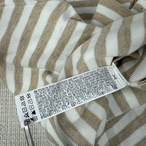 Forever 21 Turtle Neck Striped Pullover Sweater Top Size XL‎ - Picture 7 of 8